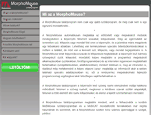 Tablet Screenshot of morphomouse.com